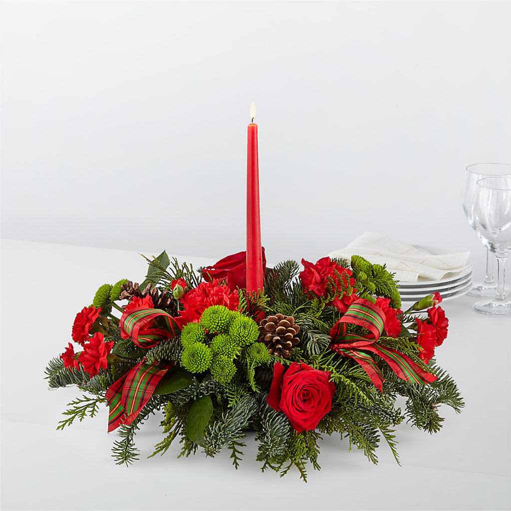 By the Candlelight Centerpiece – BUEHLER'S FLORAL, Wooster OH
