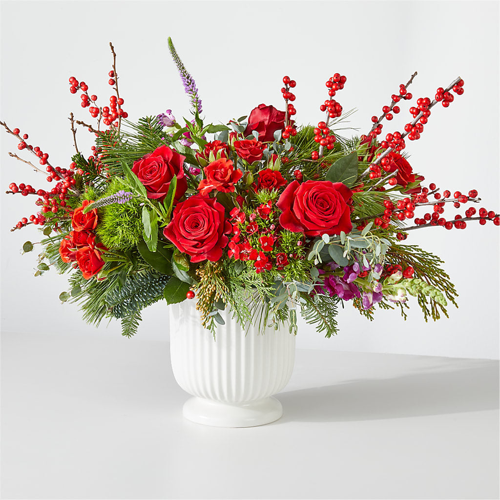 Big Red Bow Bouquet – BUEHLER'S FLORAL, Wooster OH