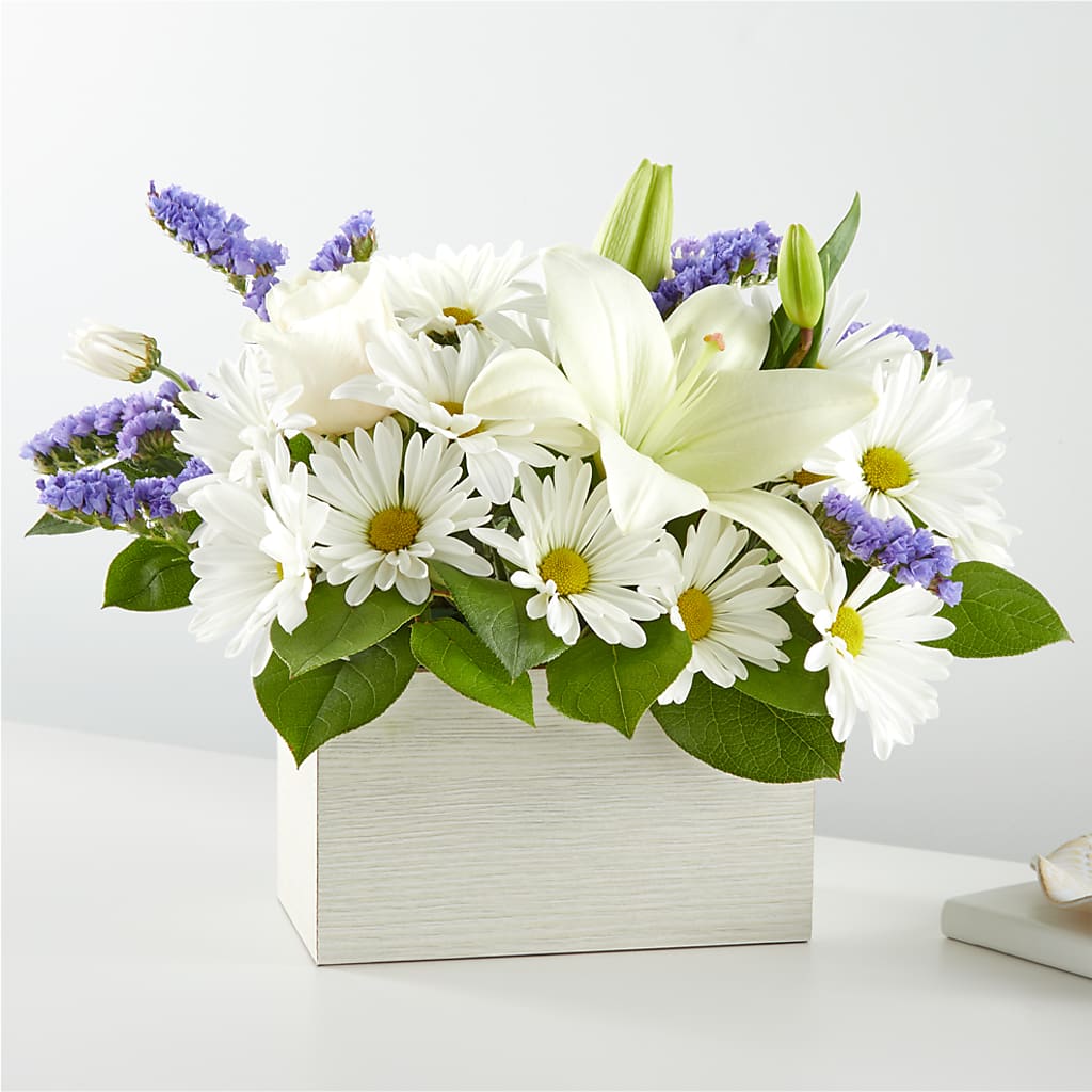 Beyond Blue Box Bouquet – BUEHLER'S FLORAL, Wooster OH