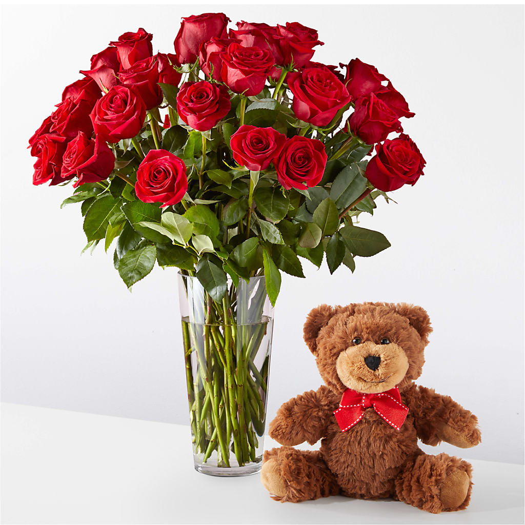 Romantic Long Stem Red Rose Bouquet Bundles – BUEHLER'S FLORAL, Wooster OH