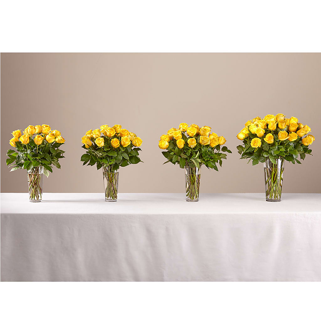 Long Stem Yellow Rose Bouquet – BUEHLER'S FLORAL, Wooster OH
