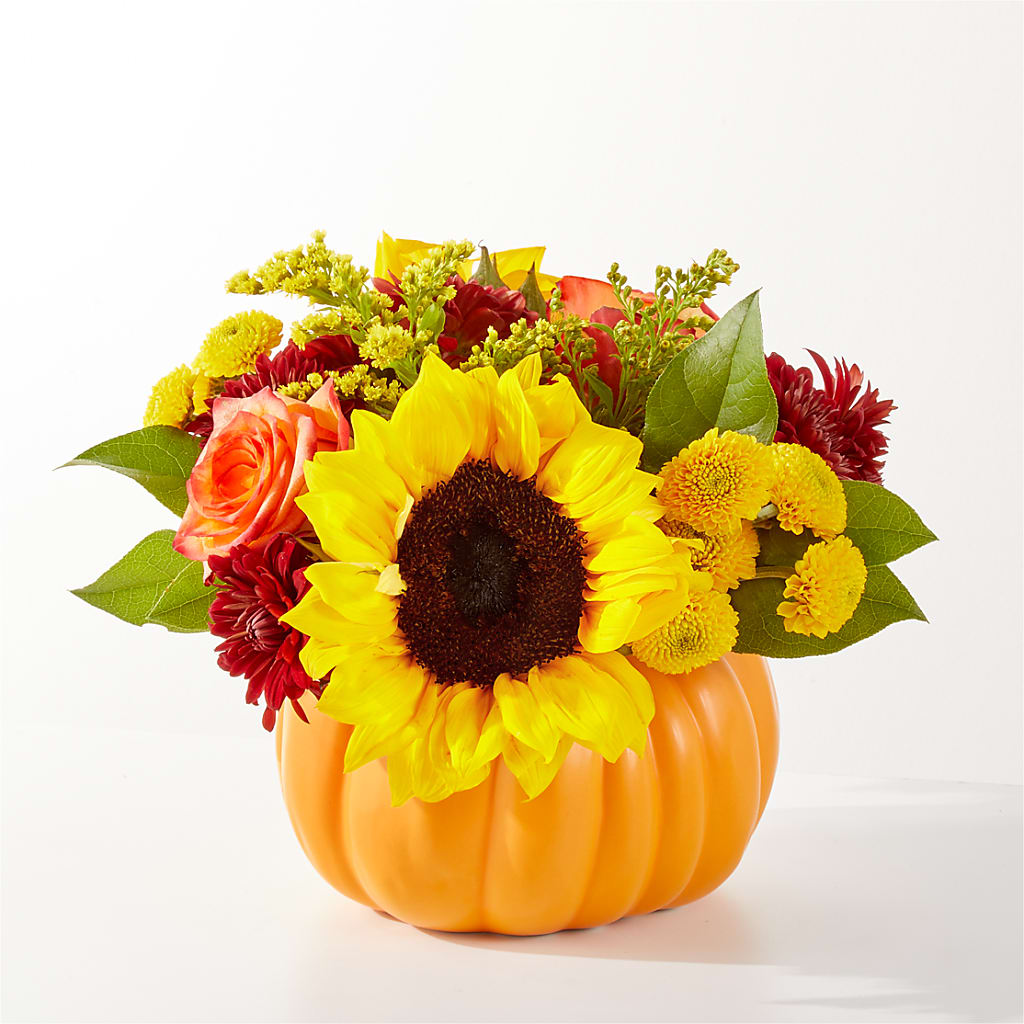 Golden Gourd Pumpkin Bouquet – BUEHLER'S FLORAL, Wooster OH