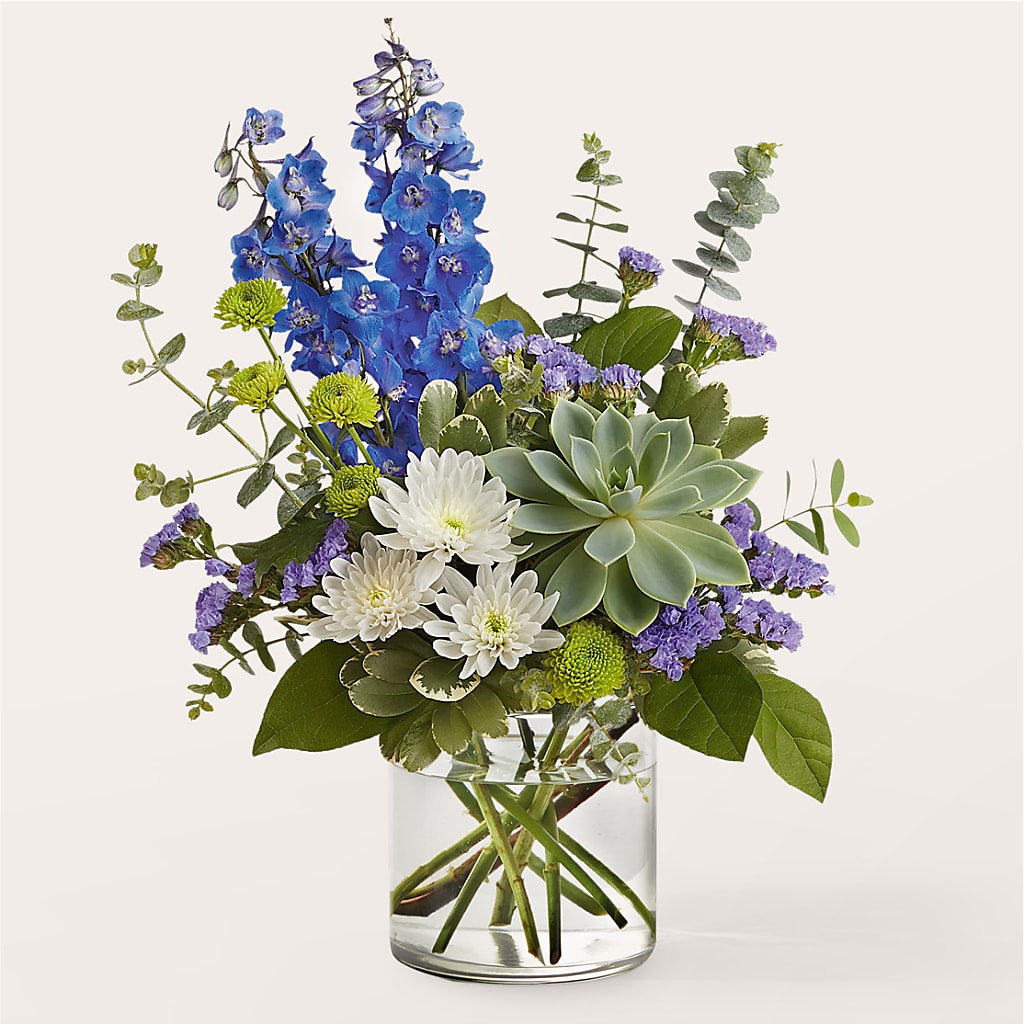 Cerulean Waves Bouquet – BUEHLER'S FLORAL, Wooster OH
