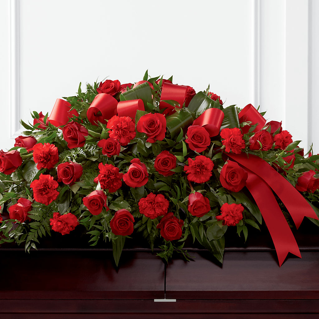 Tribute of Life Casket Spray – BUEHLER'S FLORAL, Wooster OH