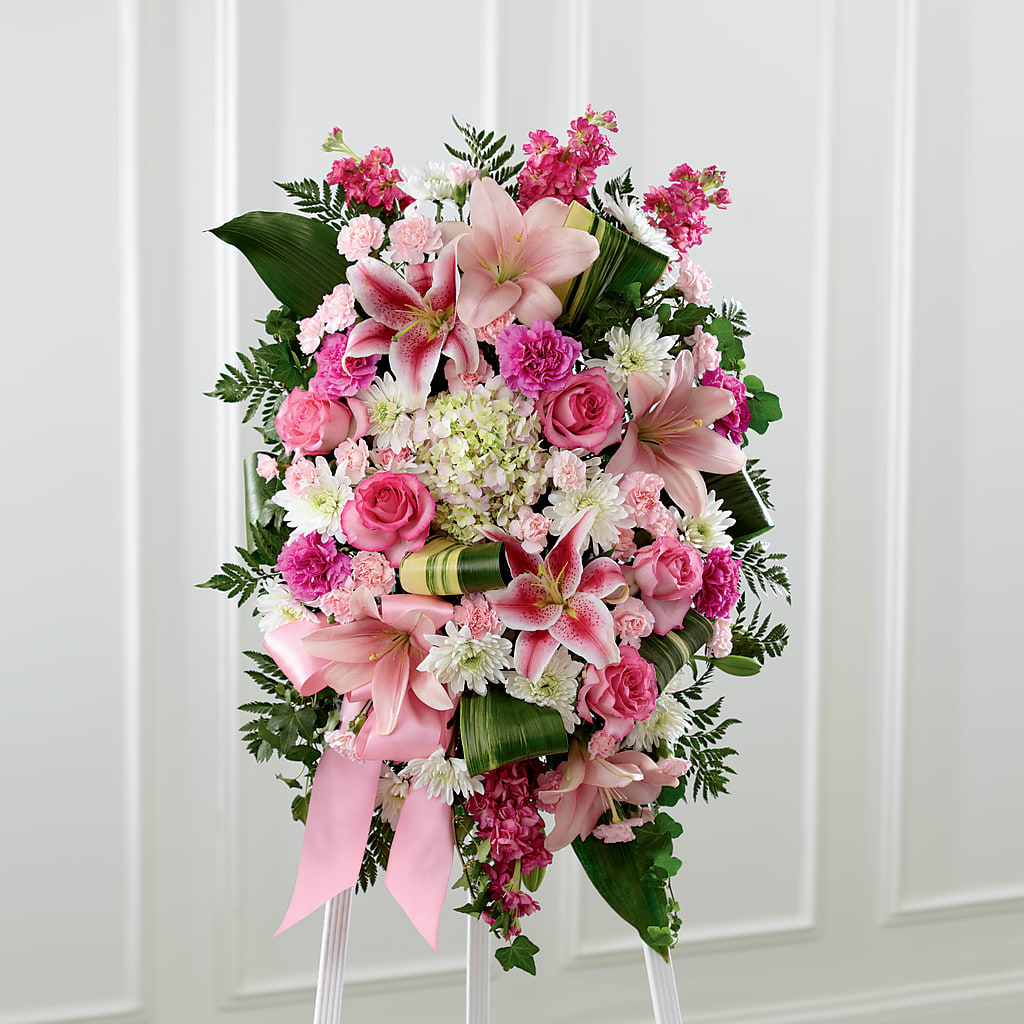 Comforting Standing Spray – BUEHLER'S FLORAL, Wooster OH