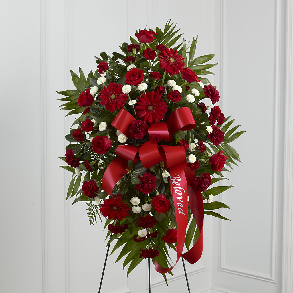 Treasured Memories Standing Spray – BUEHLER'S FLORAL, Wooster OH