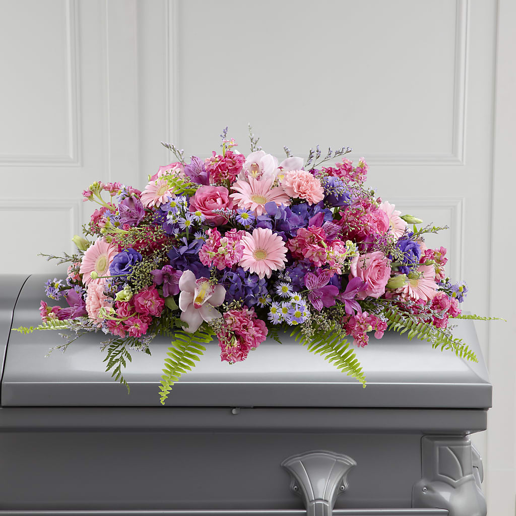 Glorious Garden Casket Spray – BUEHLER'S FLORAL, Wooster OH