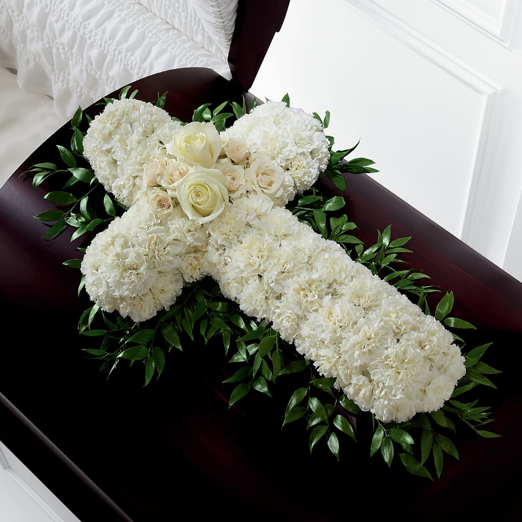 Peaceful Memories Casket Spray (Standard) – BUEHLER'S FLORAL, Wooster OH