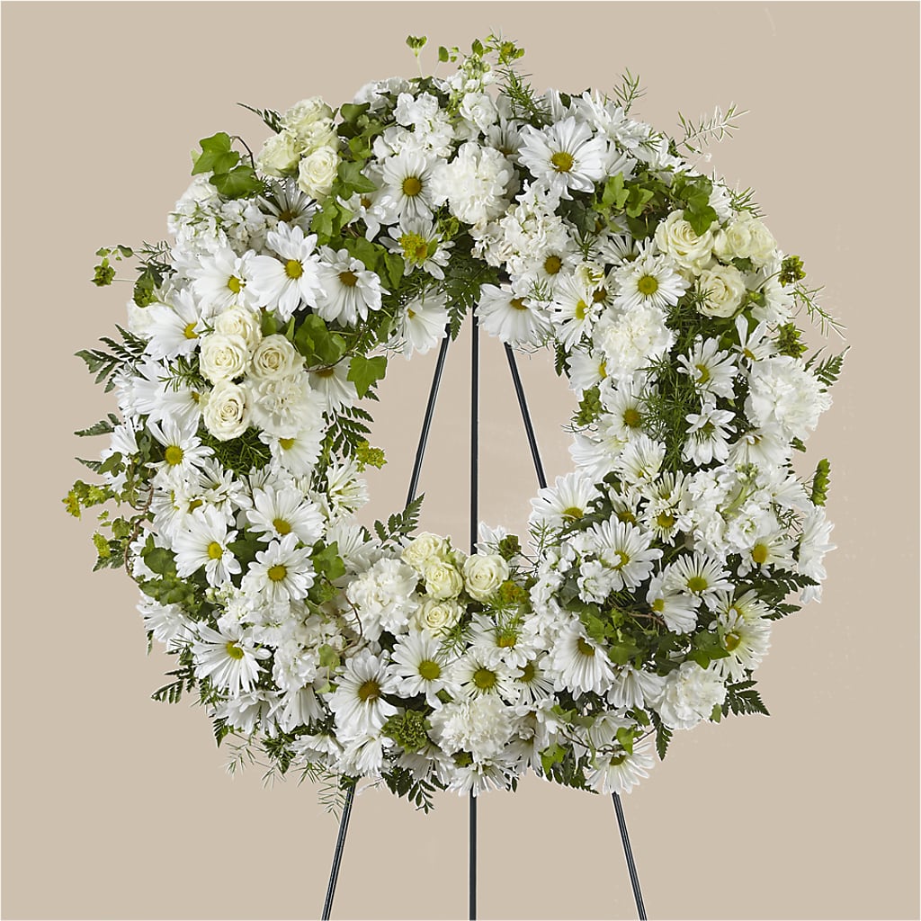 Faithful Wishes Wreath – BUEHLER'S FLORAL, Wooster OH