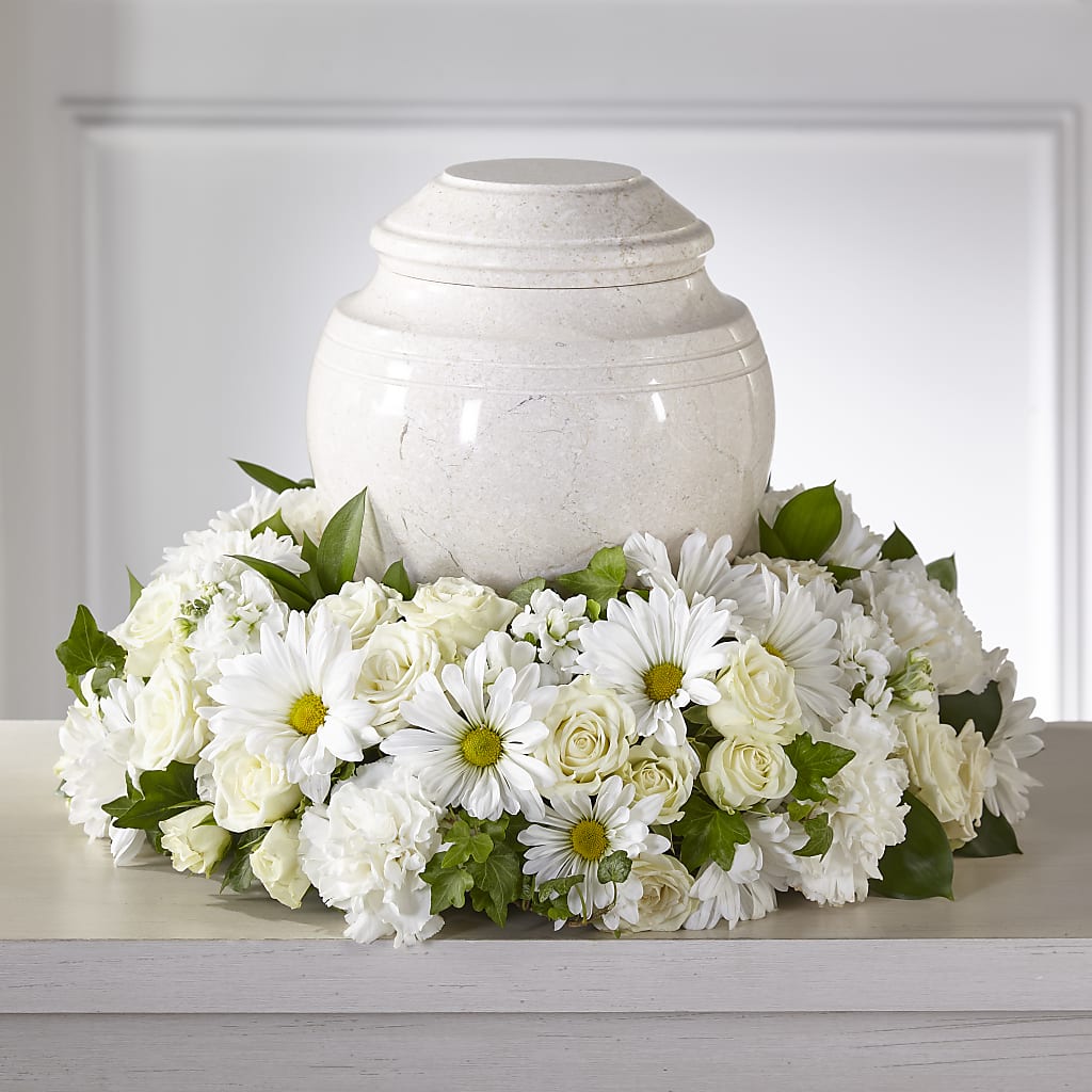 Ivory Gardens Cremation Adornment – BUEHLER'S FLORAL, Wooster OH