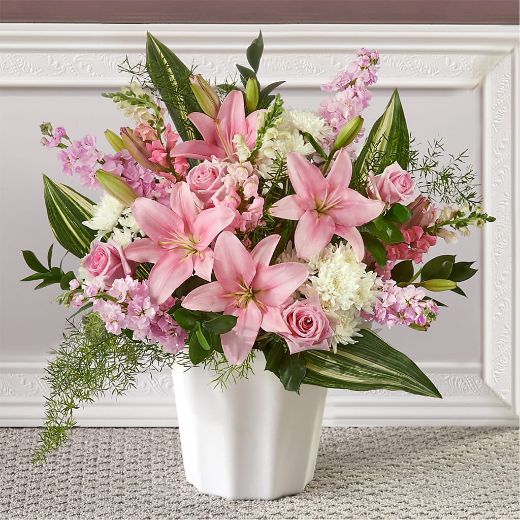 Simply Serene Floor Basket – BUEHLER'S FLORAL, Wooster OH