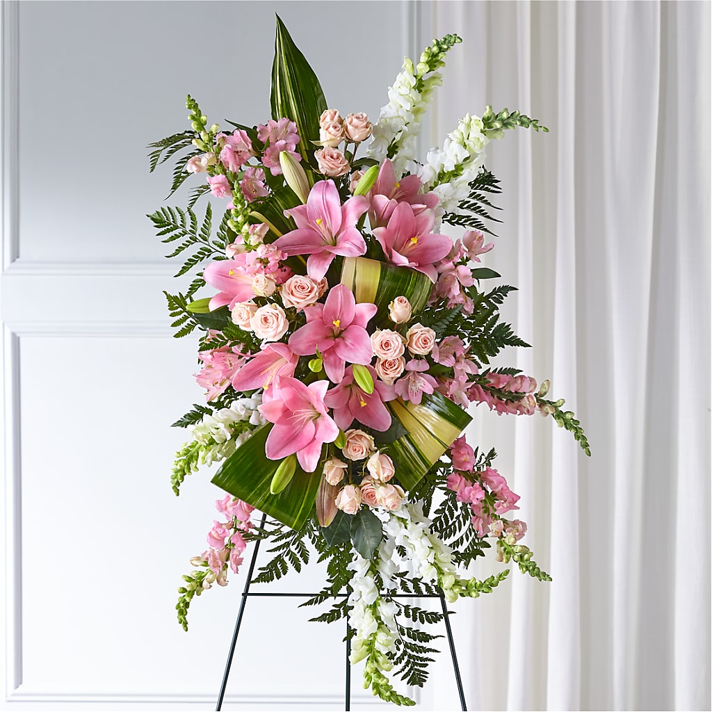 Elegant Embrace Standing Spray – BUEHLER'S FLORAL, Wooster OH