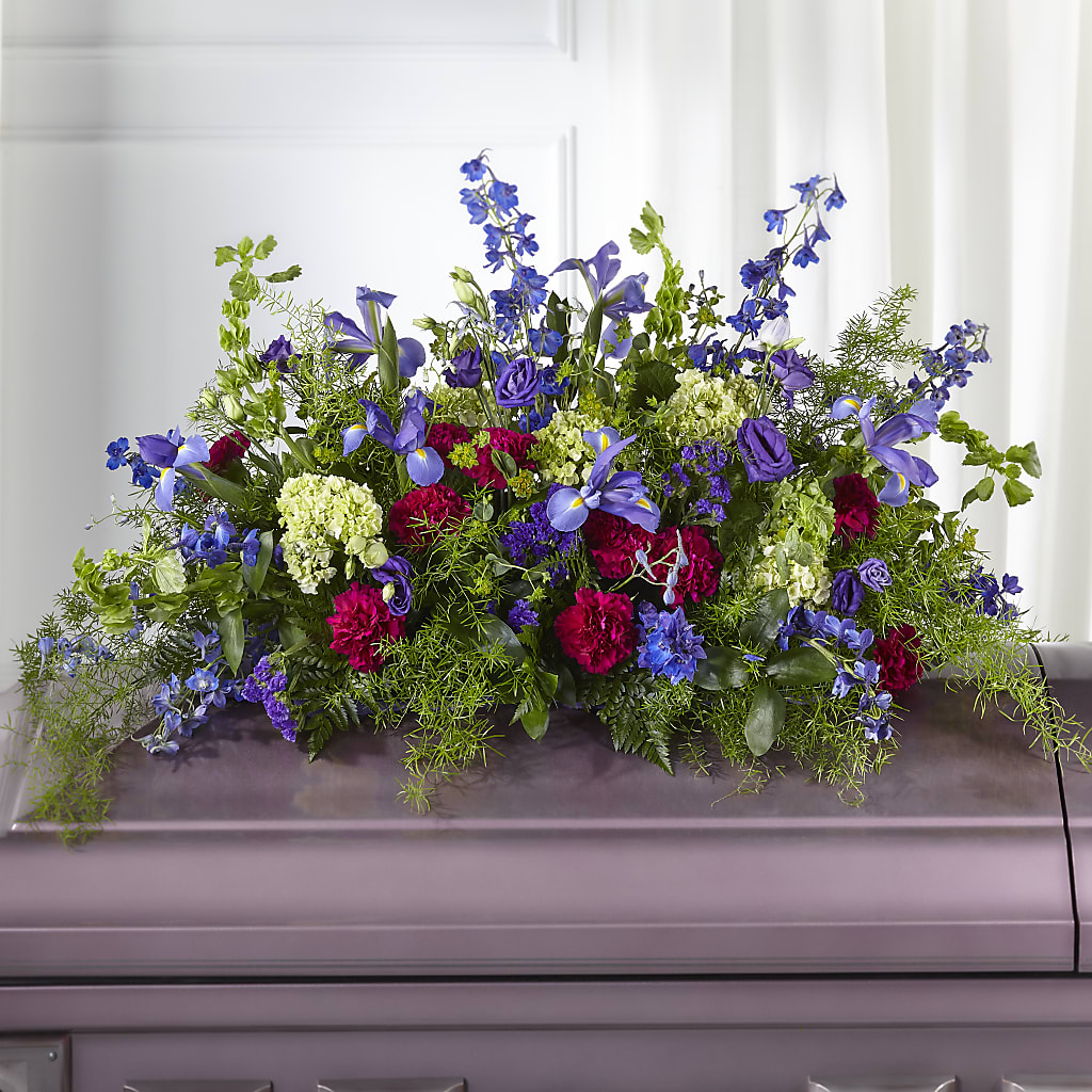 Always Treasured Casket Spray – BUEHLER'S FLORAL, Wooster OH