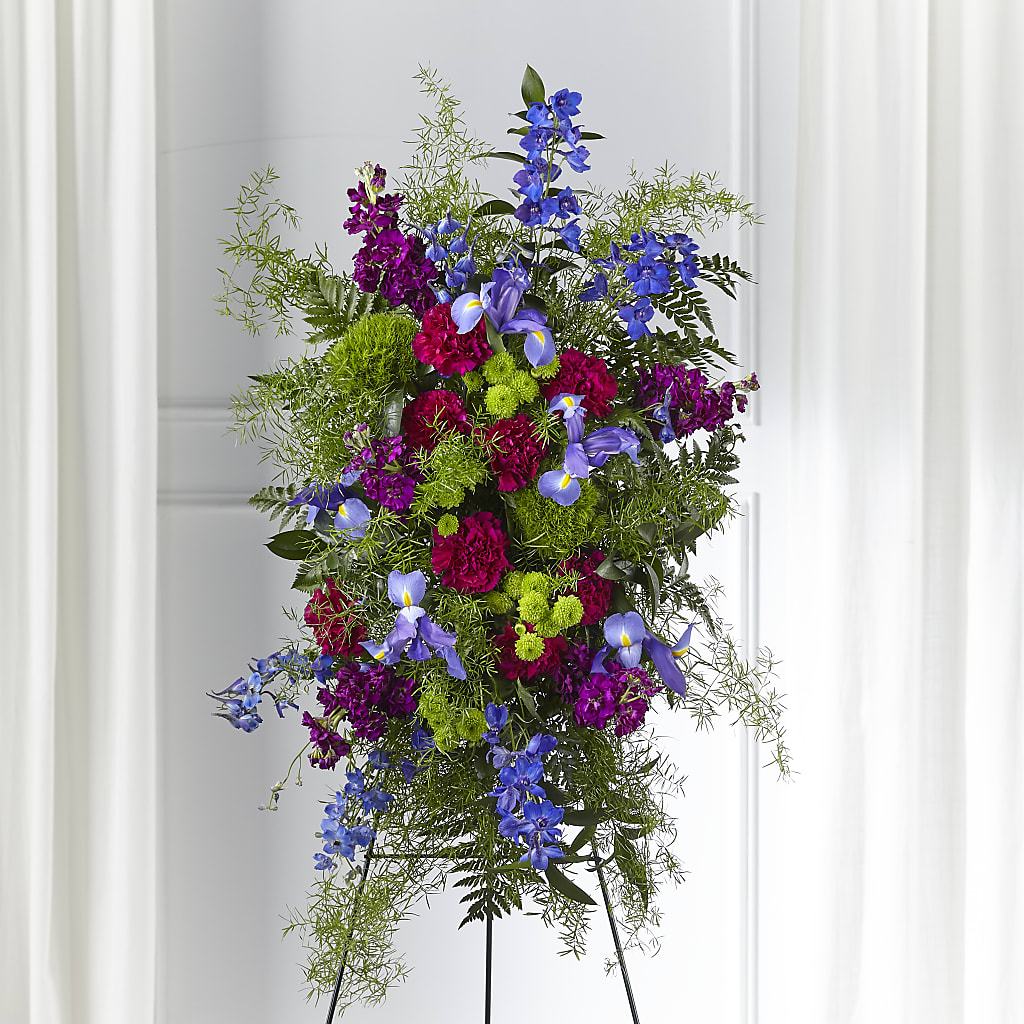 Heavenly Skies Standing Spray – BUEHLER'S FLORAL, Wooster OH