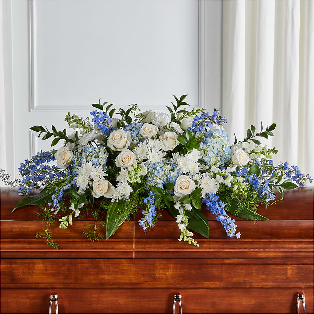 Timeless Essence Casket Spray – BUEHLER'S FLORAL, Wooster OH