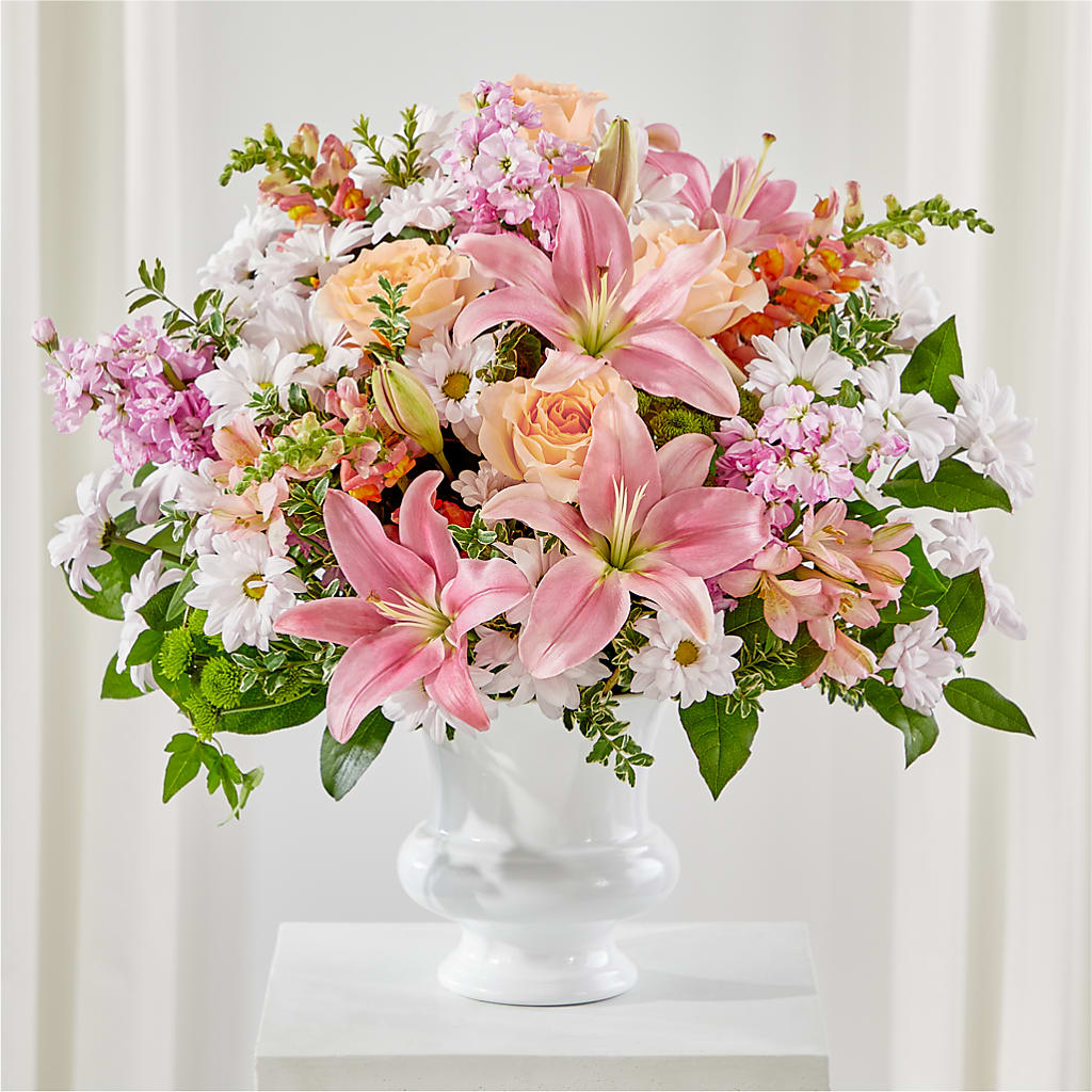 Heartfelt Gesture Urn Arrangement – BUEHLER'S FLORAL, Wooster OH