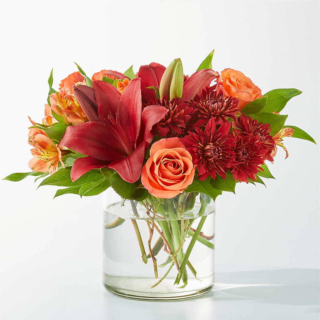 Crimson Leaves Bouquet – BUEHLER'S FLORAL, Wooster OH