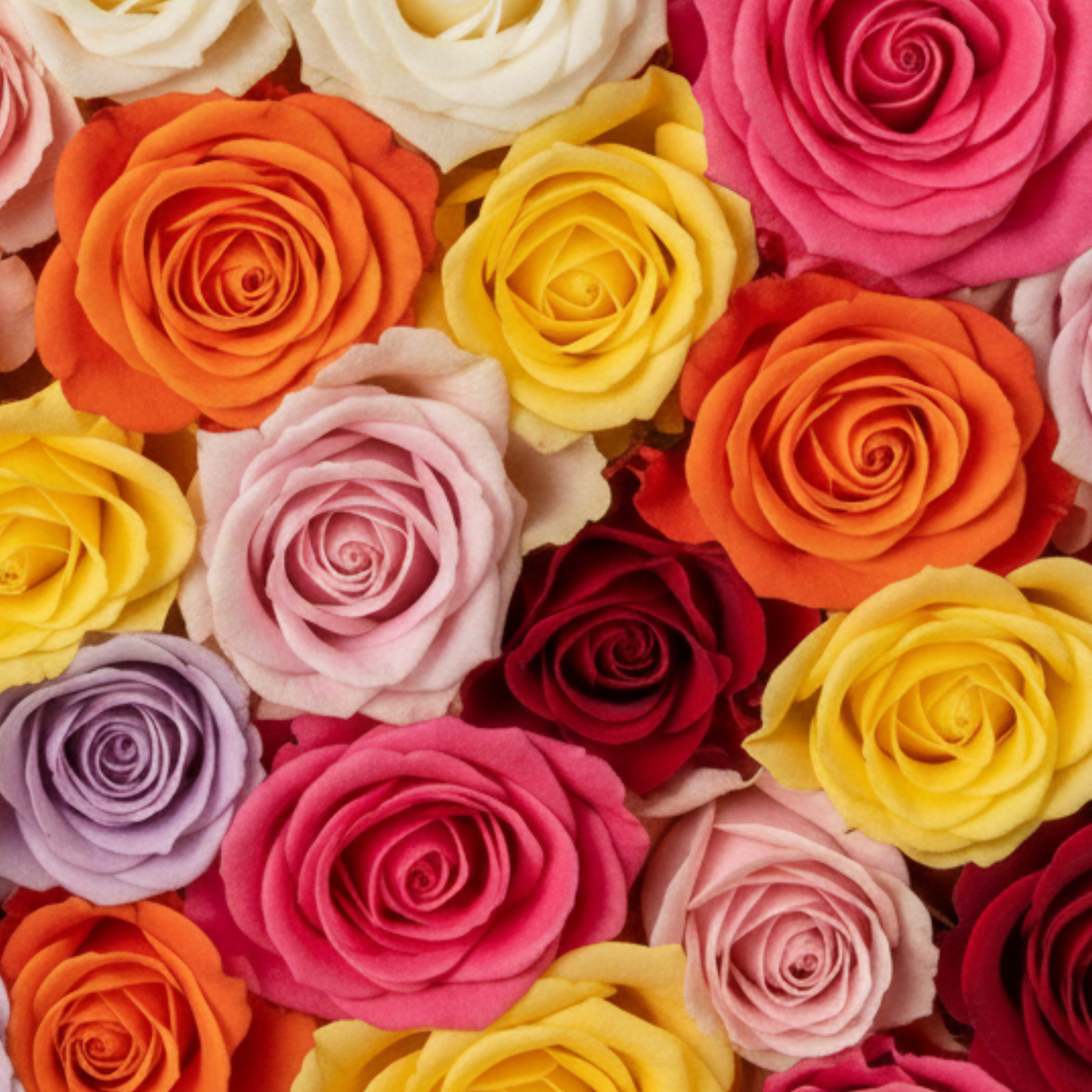 Three Roses - coordinating colors