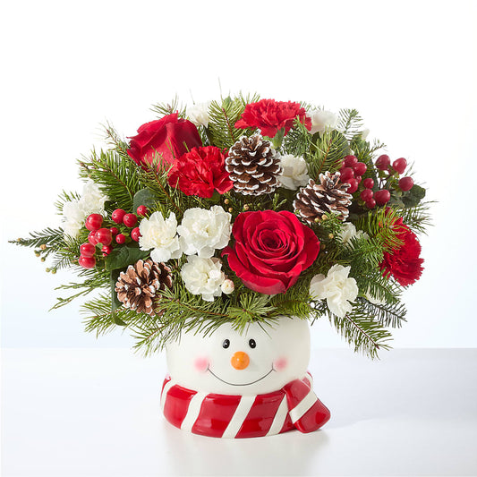 Jolly Snowman Bouquet – BUEHLER'S FLORAL, Wooster OH