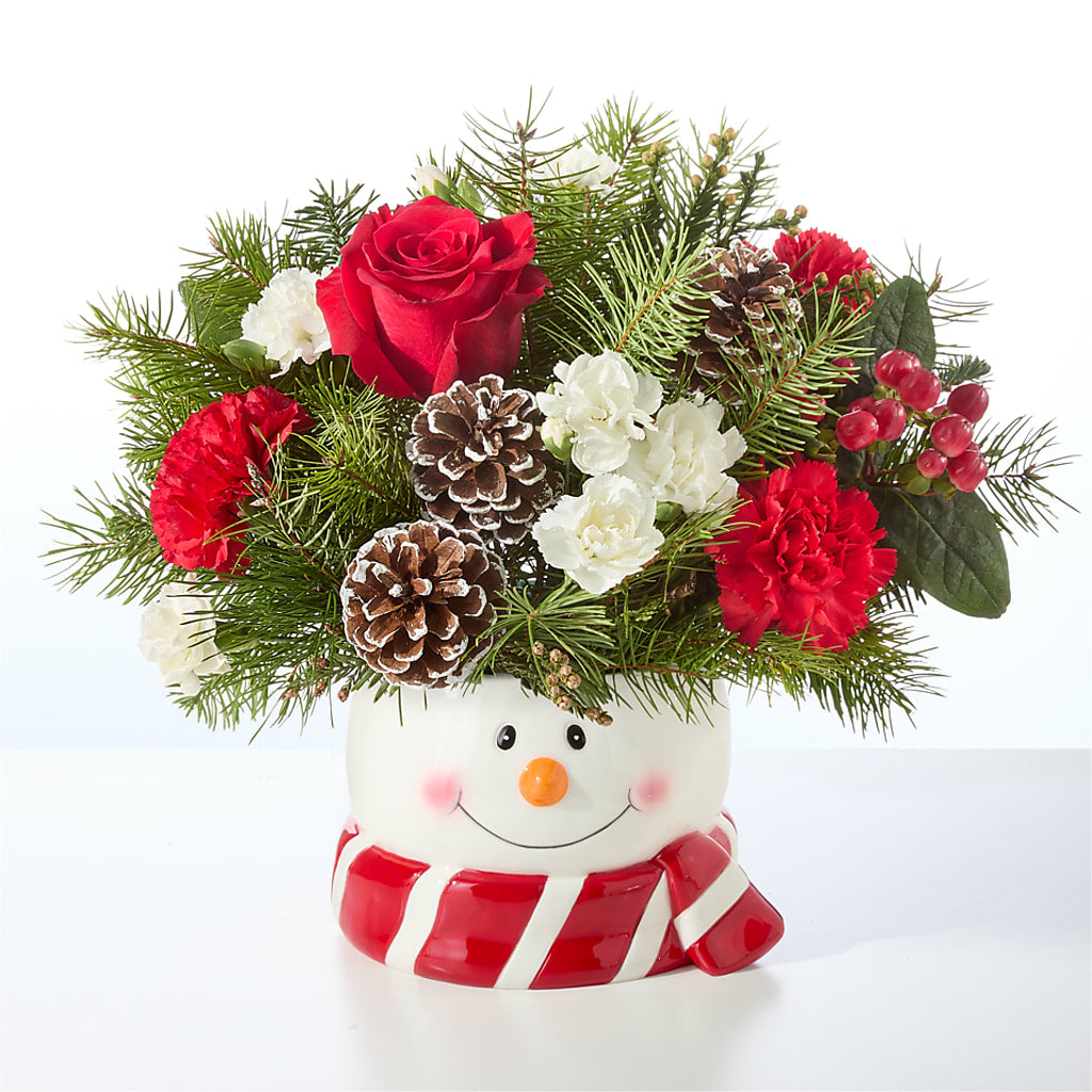 Jolly Snowman Bouquet – BUEHLER'S FLORAL, Wooster OH