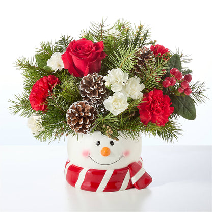 Jolly Snowman Bouquet – BUEHLER'S FLORAL, Wooster OH
