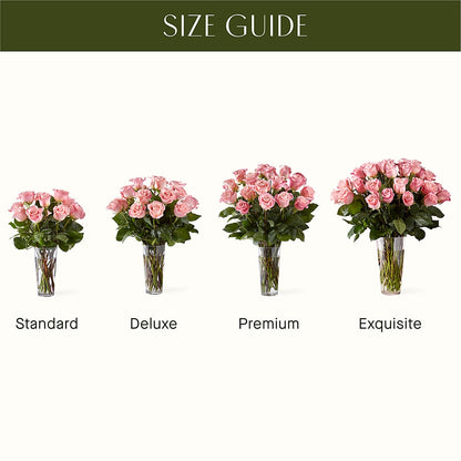 Long Stem Pink Rose Bouquet – BUEHLER'S FLORAL, Wooster OH