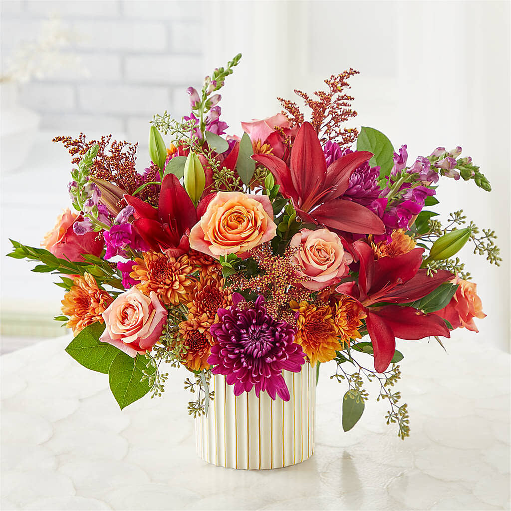 Burgundy Landscape Bouquet – BUEHLER'S FLORAL, Wooster OH