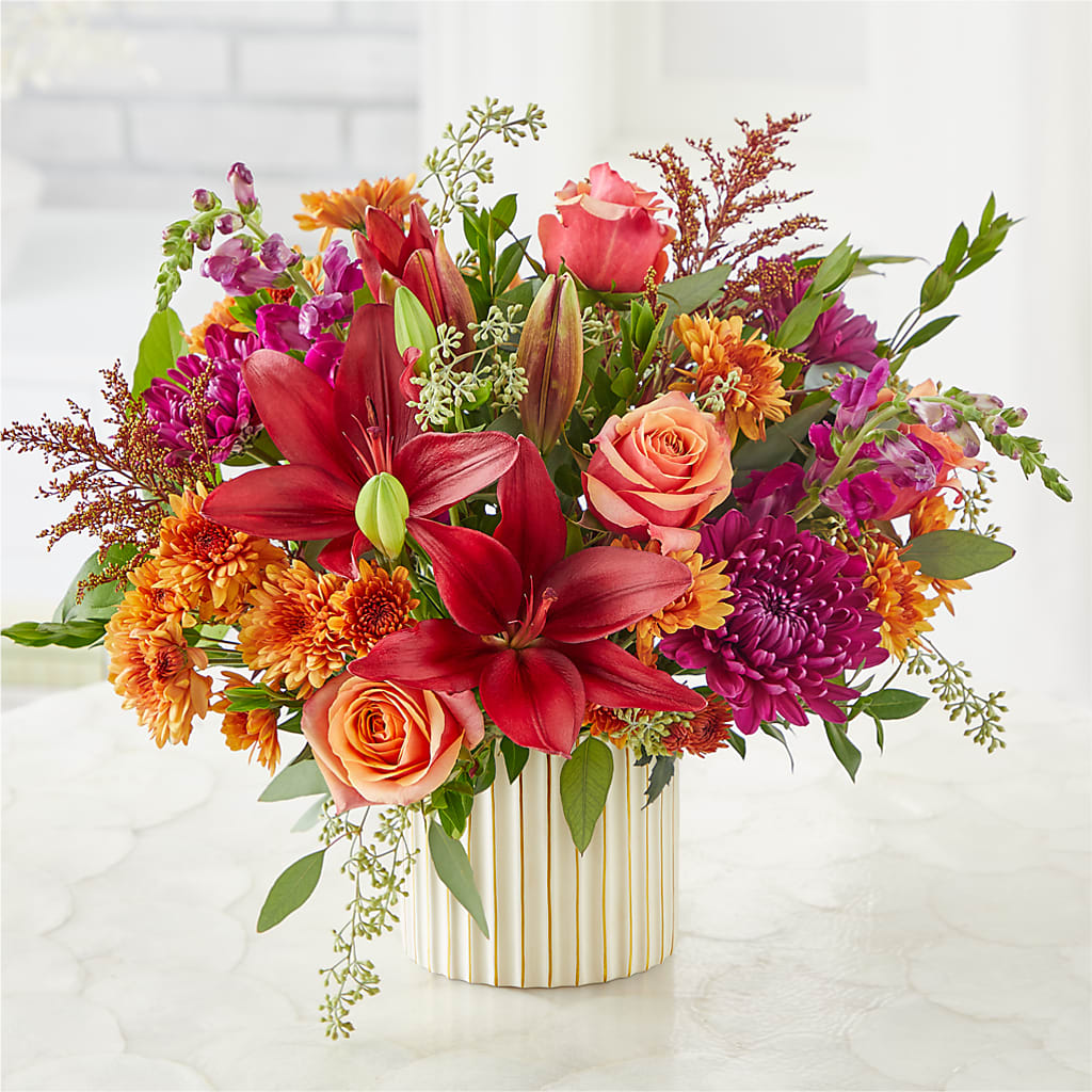 Burgundy Landscape Bouquet – BUEHLER'S FLORAL, Wooster OH