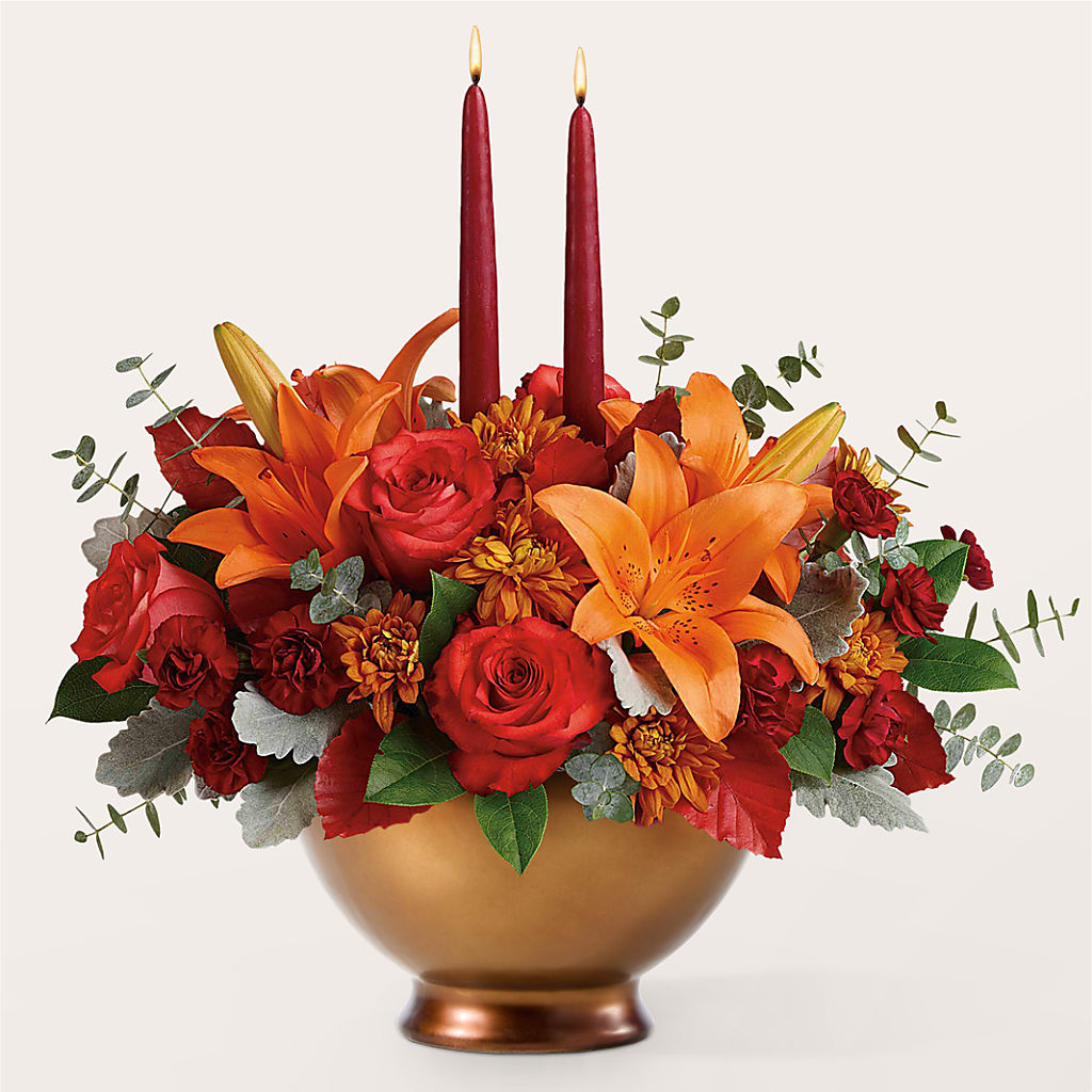 Fruits of Fall Centerpiece – BUEHLER'S FLORAL, Wooster OH