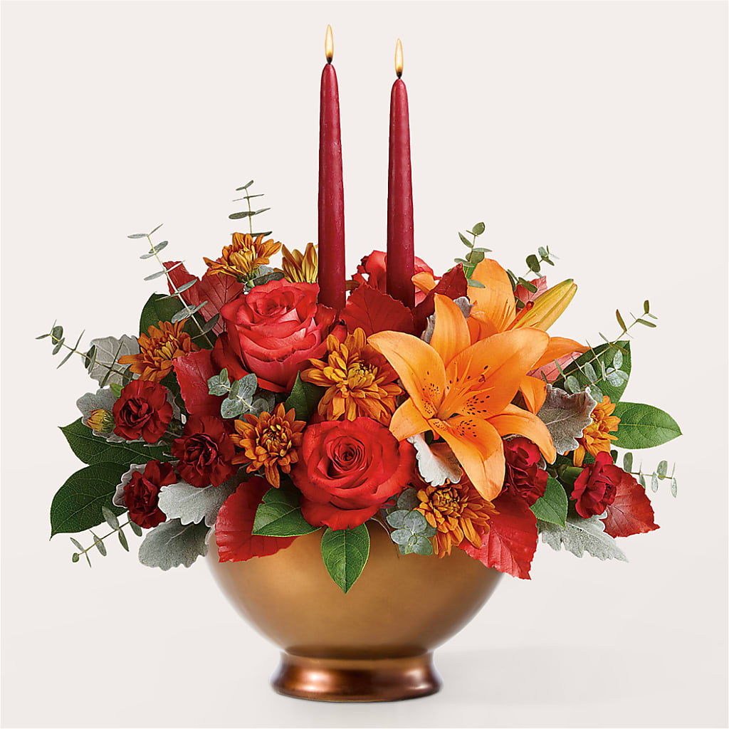 Fruits of Fall Centerpiece – BUEHLER'S FLORAL, Wooster OH