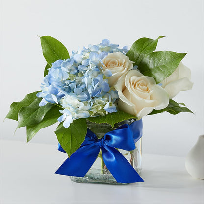 Sky Blue Delight Bouquet – BUEHLER'S FLORAL, Wooster OH