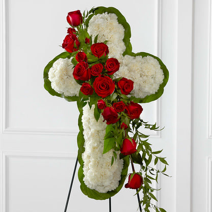 Floral Cross Easel – BUEHLER'S FLORAL, Wooster OH