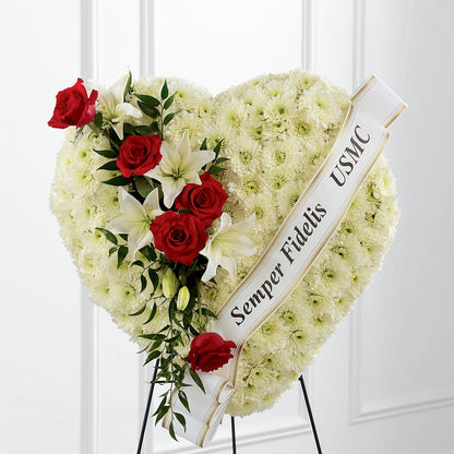 Heartfelt Hero Standing Heart – BUEHLER'S FLORAL, Wooster OH