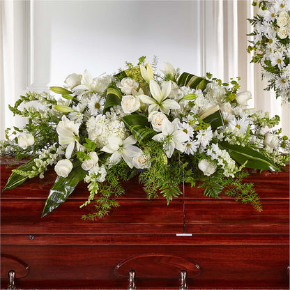 Abundance Casket Spray – BUEHLER'S FLORAL, Wooster OH
