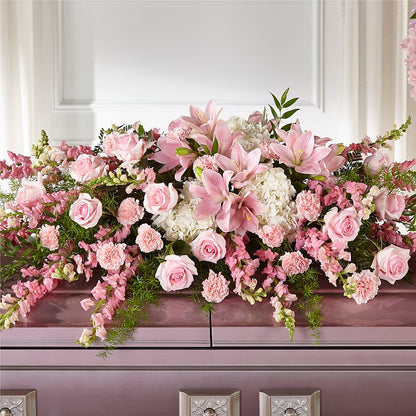 Life & Remembrance Casket Spray – BUEHLER'S FLORAL, Wooster OH