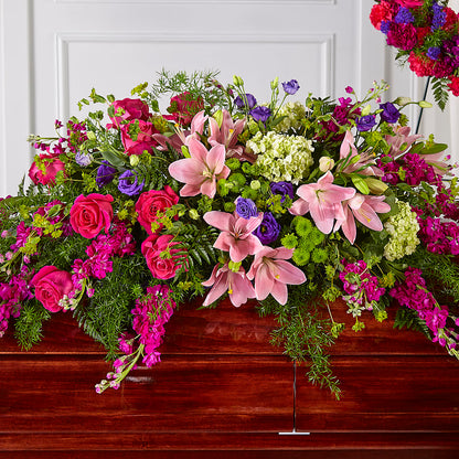 Radiant Tribute Casket Spray – BUEHLER'S FLORAL, Wooster OH