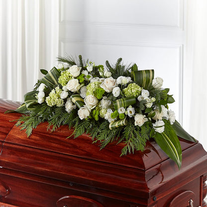 Hopeful Gesture Casket Spray – BUEHLER'S FLORAL, Wooster OH