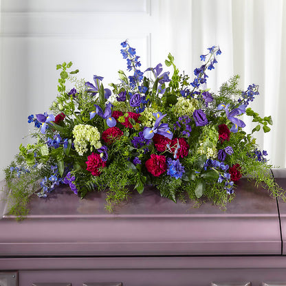 Always Treasured Casket Spray – BUEHLER'S FLORAL, Wooster OH