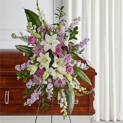 Grateful Hearts Standing Spray – BUEHLER'S FLORAL, Wooster OH