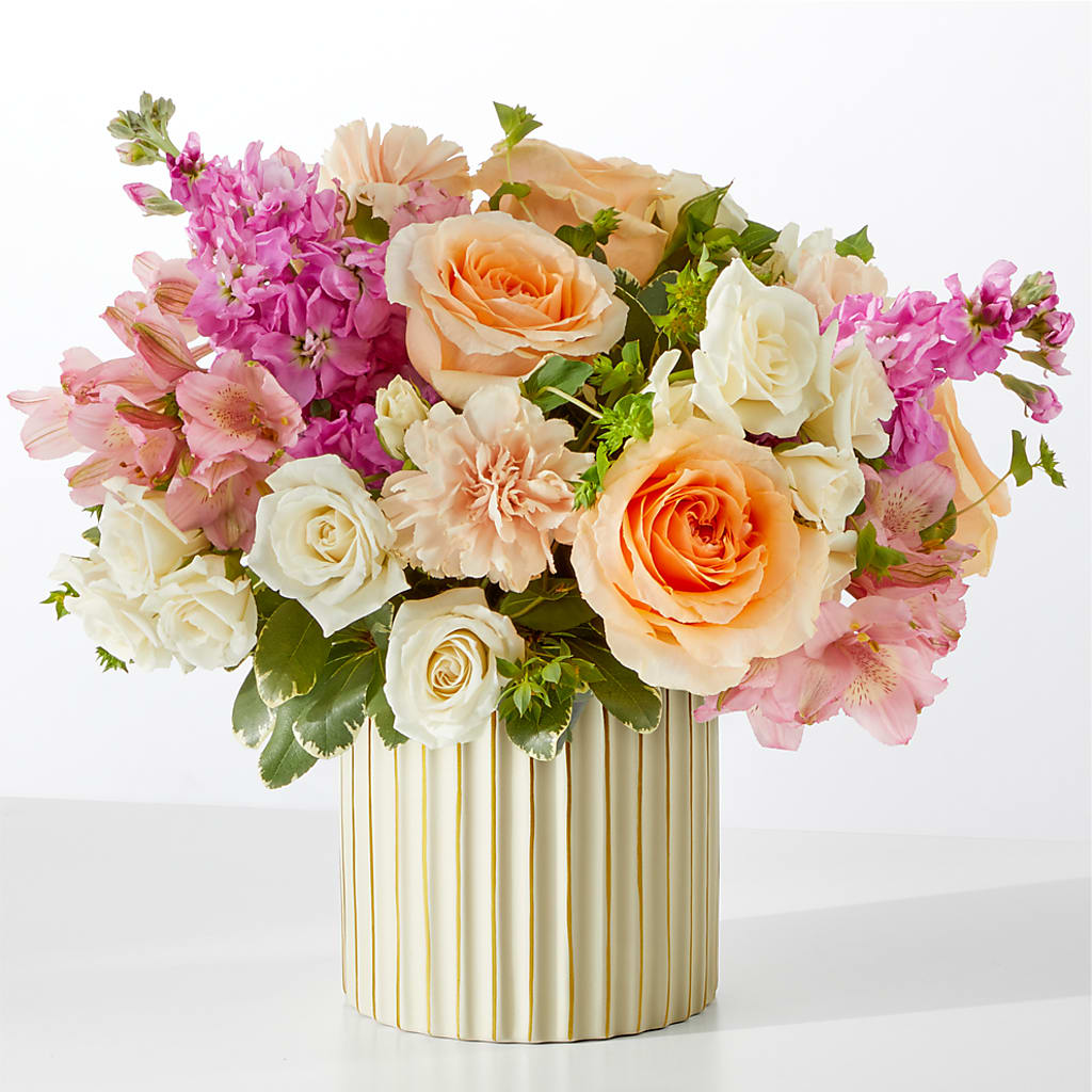 Paradise Bouquet with Ivory Vase – BUEHLER'S FLORAL, Wooster OH