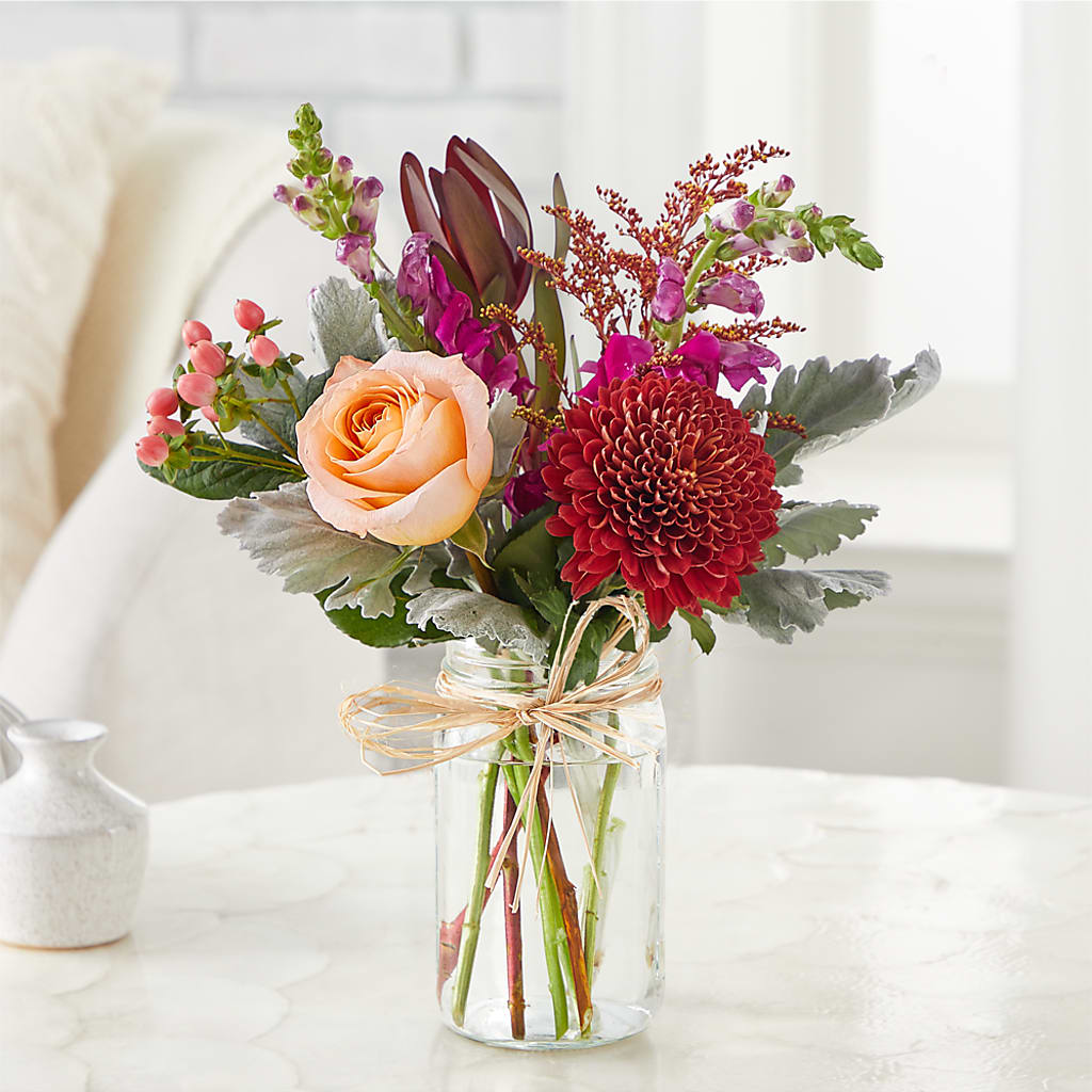 Moody Hues Bouquet – BUEHLER'S FLORAL, Wooster OH