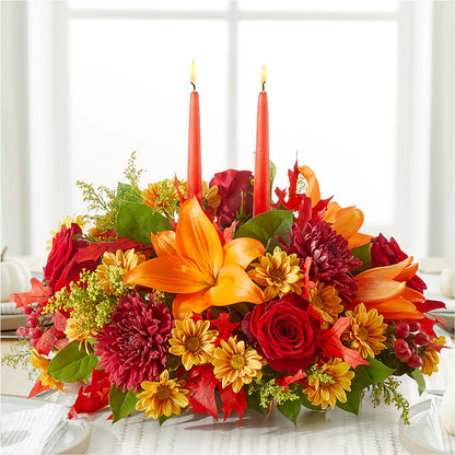 Autumn's Embrace Centerpiece – BUEHLER'S FLORAL, Wooster OH