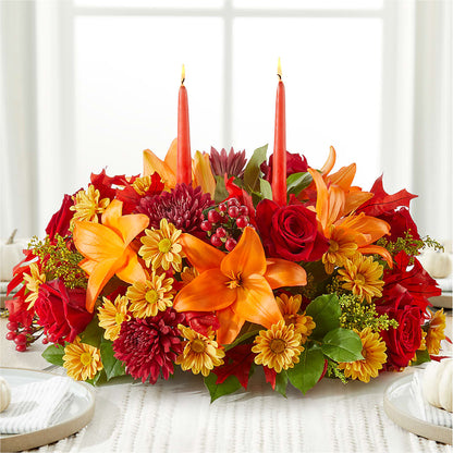 Autumn's Embrace Centerpiece – BUEHLER'S FLORAL, Wooster OH