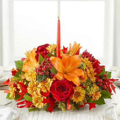 Autumn's Embrace Centerpiece – BUEHLER'S FLORAL, Wooster OH